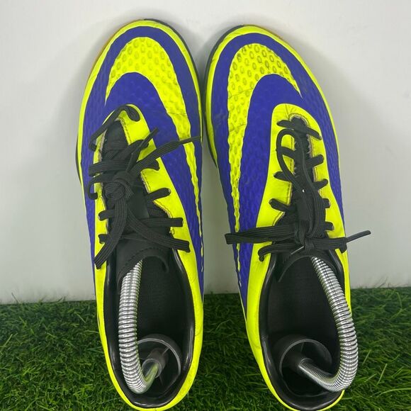 Nike Hypervenom Phantom I SG Purple Yellow Football Cleats Mens 6.5 - Picture 5 of 9
